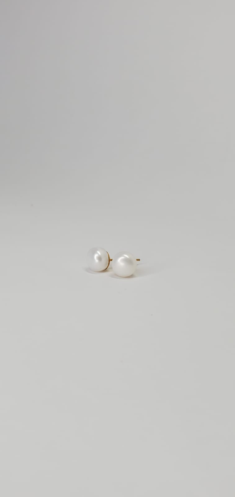 Boucles d'oreilles perle naturelle