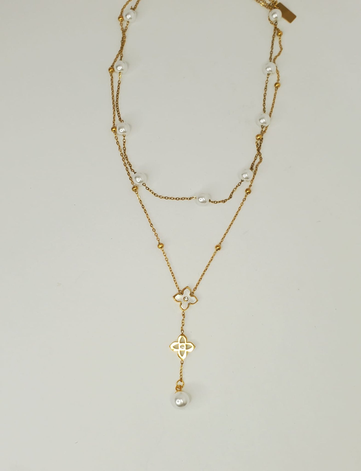 Collier Perle double